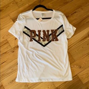 Victoria’s Secret pink T-shirt